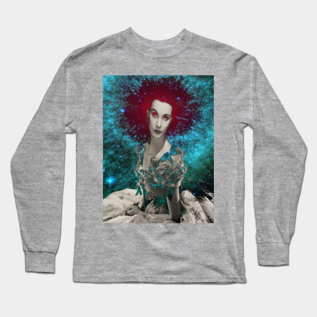 Vivien Leigh Goddess of Space Long Sleeve T-Shirt by asimplefool